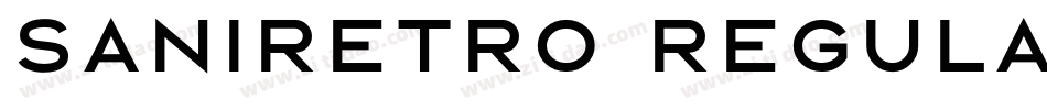 Saniretro Regular字体转换